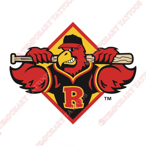 Rochester Red Wings Customize Temporary Tattoos Stickers NO.8003